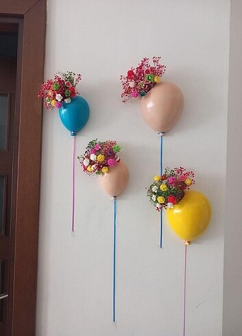 4 lü balon saksı