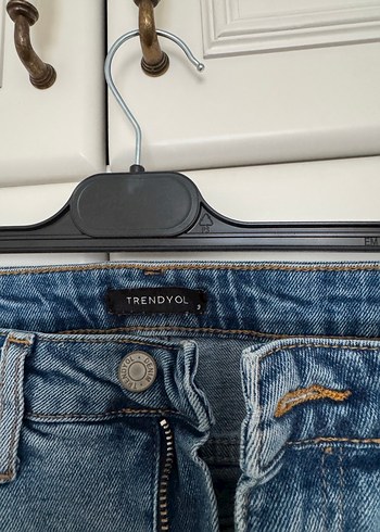 Kadın Midi Denim Şort Kapri - Görsel 4