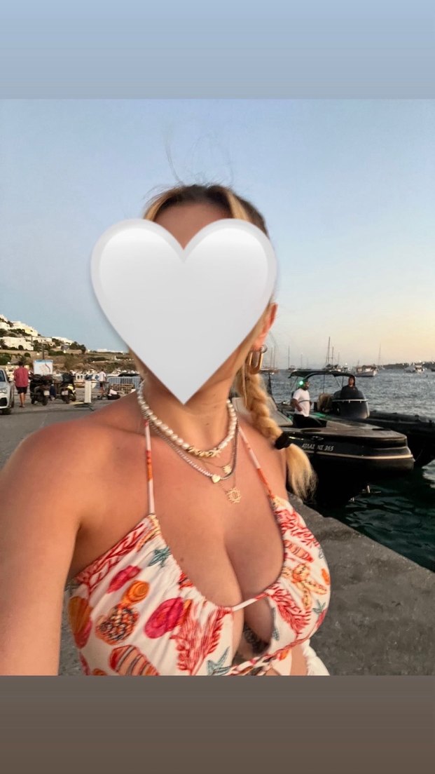 Bershka Renkli Deniz Kabuğu Desenli Boyundan Bağlamalı Crop Top - Görsel 2