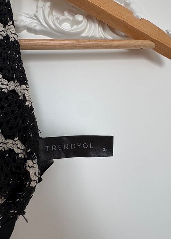 Siyah Dantel Zebra Desenli Üçgen Bikini Takımı - Görsel 6