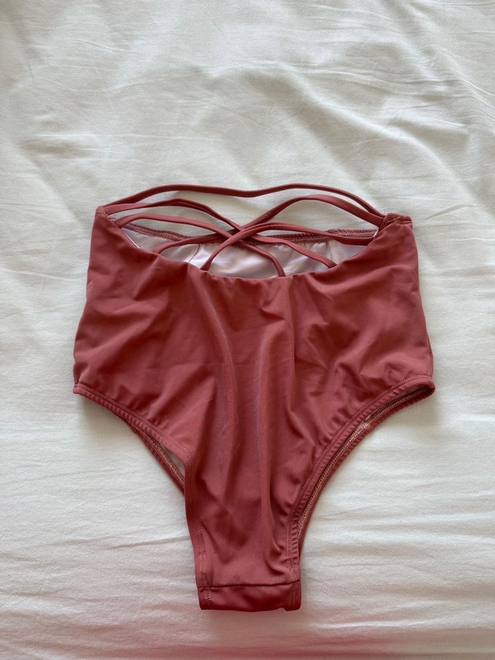 Gül Kurusu Yüksek Bel Bikini Altı - Görsel 4