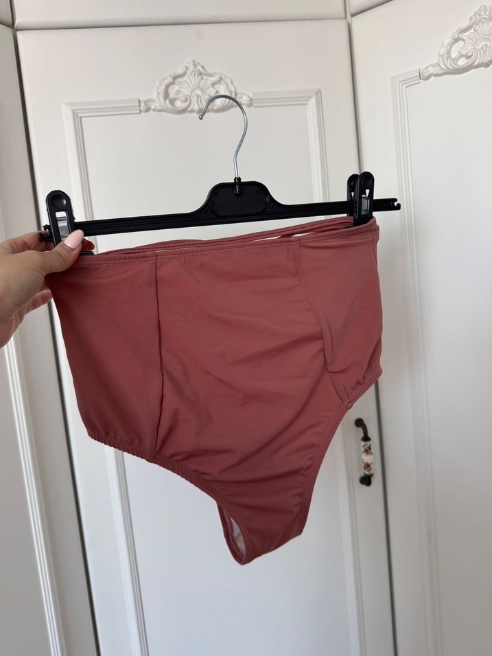 Gül Kurusu Yüksek Bel Bikini Altı - Görsel 3