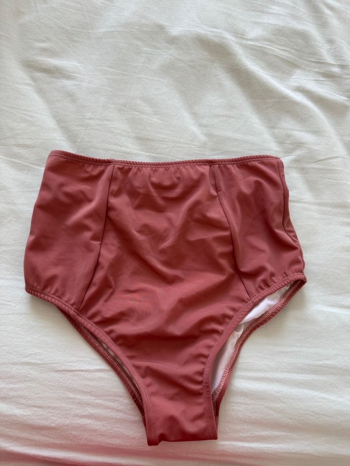 Gül Kurusu Yüksek Bel Bikini Altı - Görsel 5