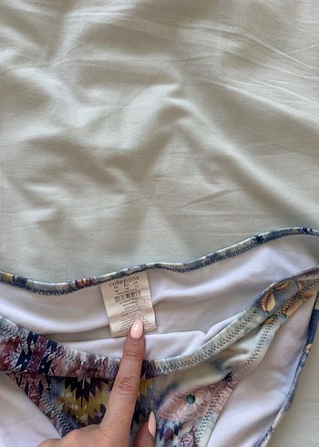 Collezione Mavi Renkli İpli Bağlamalı Bikini Altı - Görsel 2