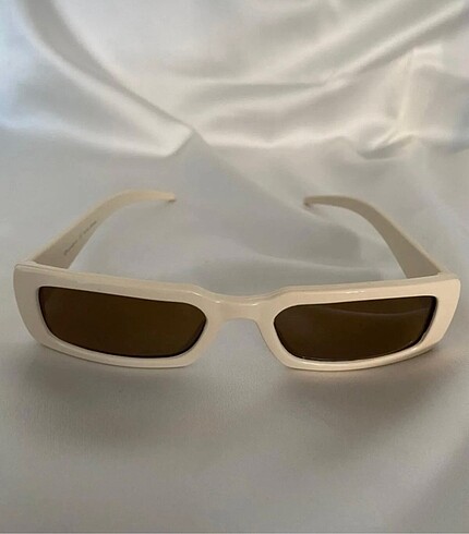 Diğer Vintage Model Bej Unisex Güneş Gözlüğü