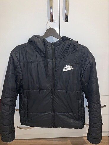 nike çift taraflı siyah mont