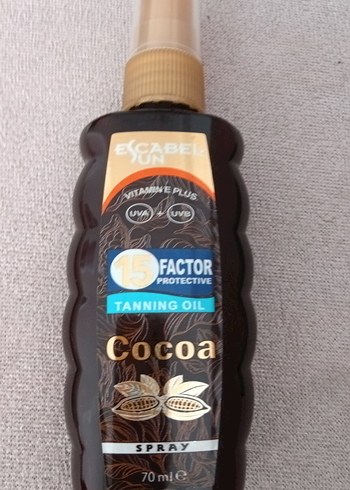 Escabel Cocoa Bronzlaştırıcı Yağ SPF 15