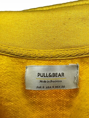 s Beden sarı Renk Pull and Bear Sweatshirt %70 İndirimli.