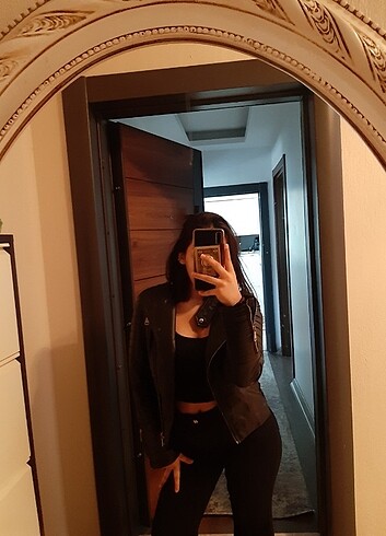 Kadın deri ceket