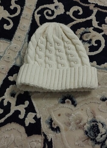 2-3 Yaş, 20 cm Beden beyaz Renk Kız çocuk bere