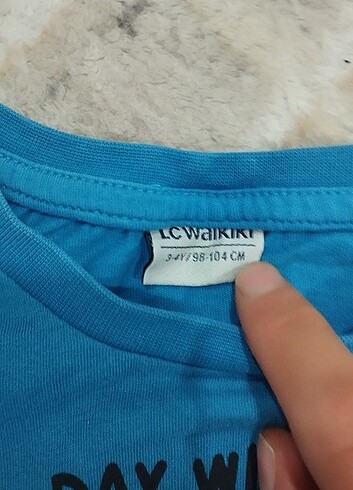 4 Yaş Beden mavi Renk Lc Waikiki çocuk tişört