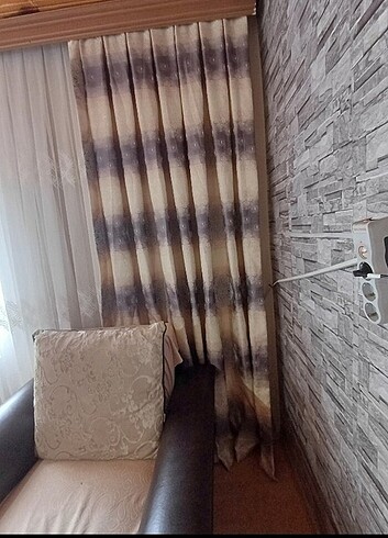 İki kanat fon perde