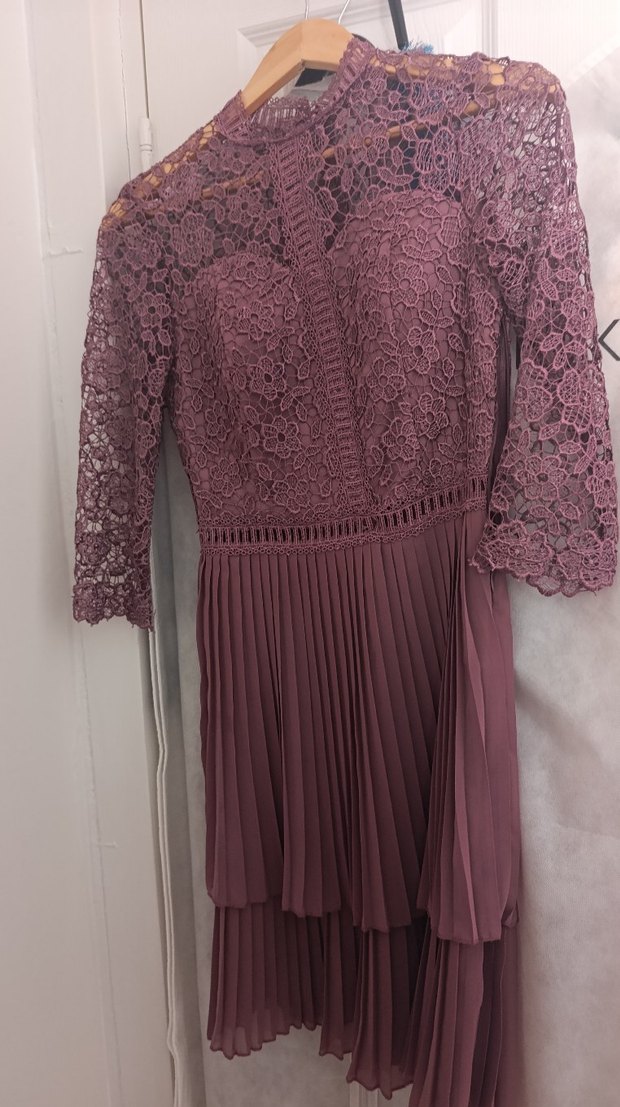 Dantel İşlemeli Abiye Elbise - Görsel 3