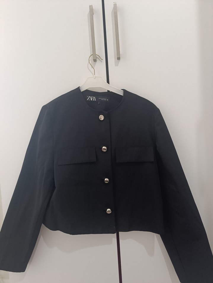 Zara metal Düğmeli  Ceket - Görsel 4