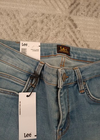 Lee Scarlett Skinny Fit Dar Kesim Normal Bel Mavi Jean