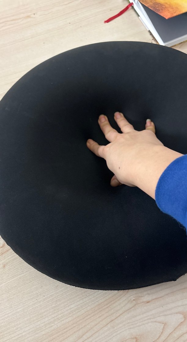 Yuvarlak Siyah Mouse Pad - Görsel 2