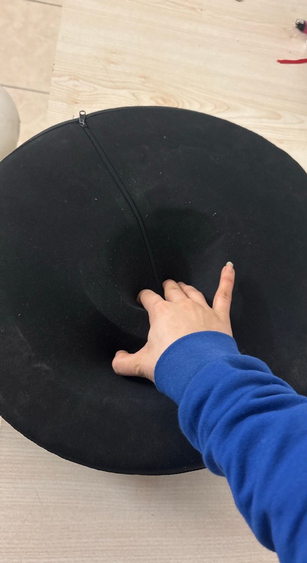 Yuvarlak Siyah Mouse Pad - Görsel 3