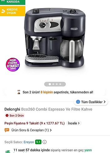 Diğer espresso ve filtre kahve makinesi