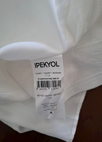 s Beden beyaz Renk Asimetrik ,Drapeli V Yaka Kolsuz bluz