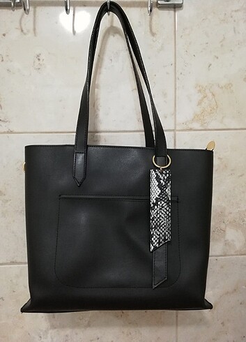 Nine West deri çanta, tote çanta, kol çantası