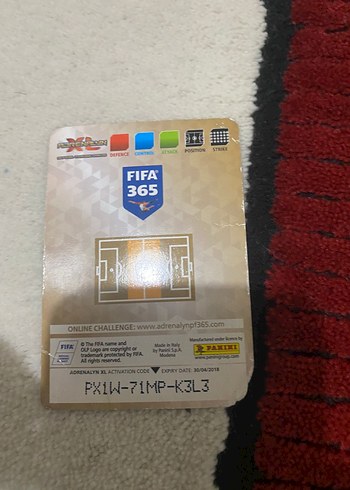 Parlak Mavi Sergio Busquets orjinal kartı - Görsel 2