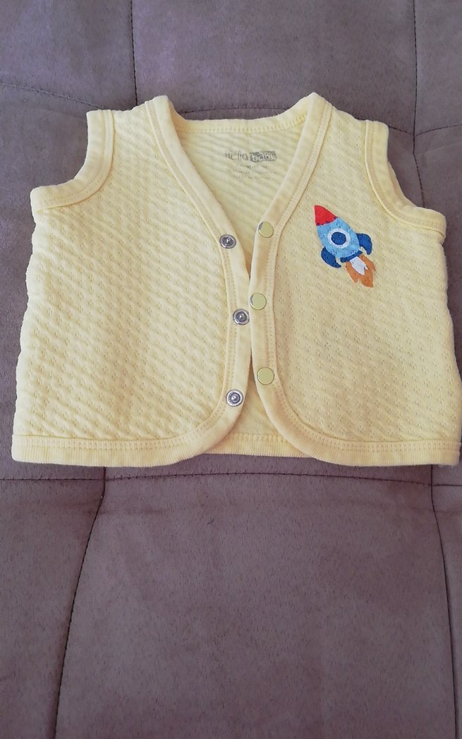 Sarı Baskılı Bebek Erkek Kısa Kollu Takım - Görsel 2