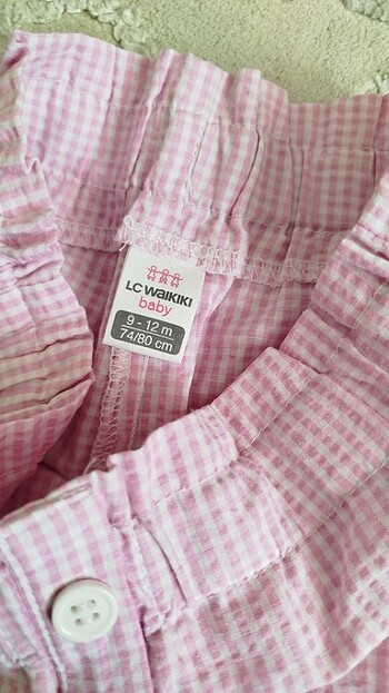 LC Waikiki 9-12 ay kız bebek şort