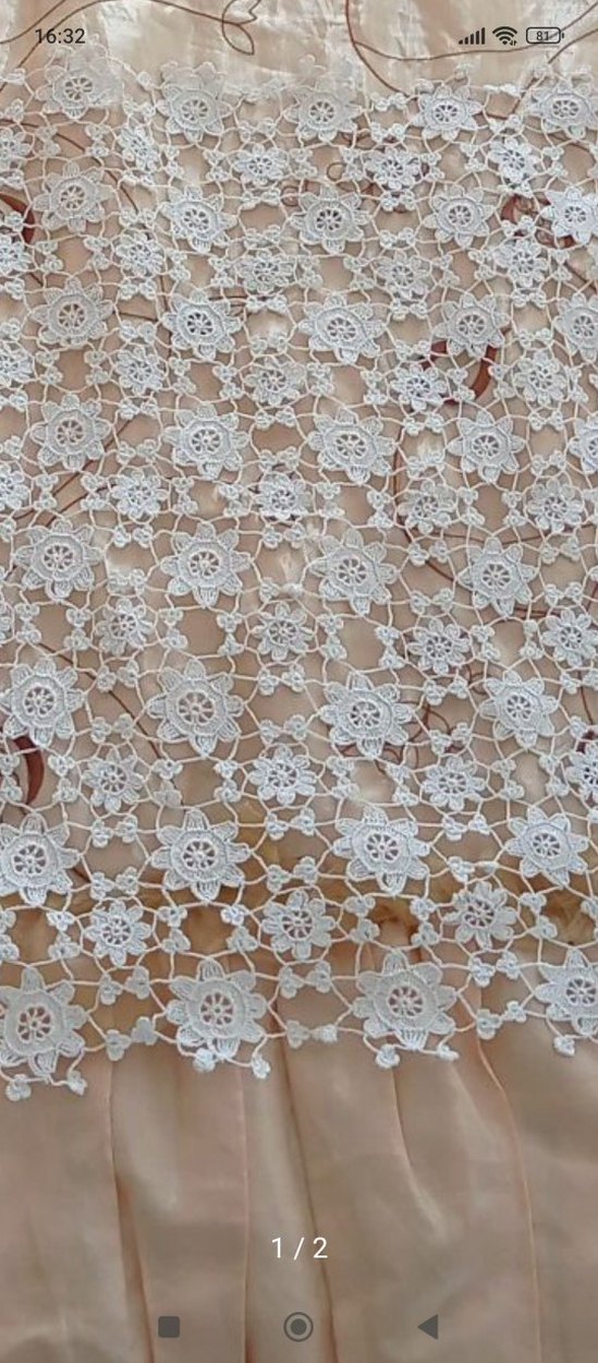 Beyaz El Yapımı Dantel Örtü - Görsel 2