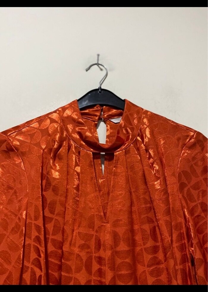 TURUNCU ELBİSE - Görsel 4