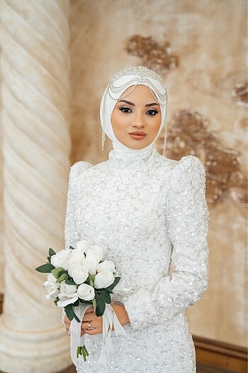 Balık model gelinlik- Abiye - Görsel 2