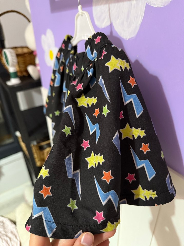 B&G store
Renkli Yıldırım ve Yıldız Desenli etek - Görsel 2