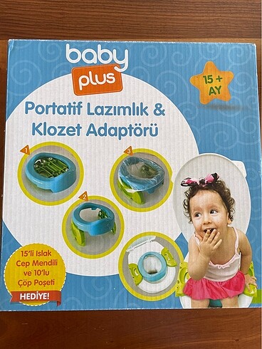 Portatif lazımlık ve klozet adaptörü