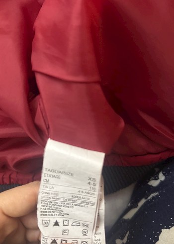 Kız Çocuk Kapüşonlu Kırmızı Fermuarlı Yelek - Görsel 4