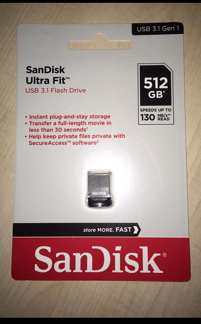 SanDisk Ultra Fit 512GB USB 3.1 Flash Bellek - Görsel 2