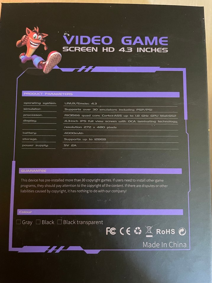 Retro Emülatör PC R43 El Oyun Konsolu - Görsel 2