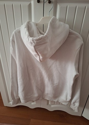 s Beden beyaz Renk Kadın Kapüşonlu Sweatshirt