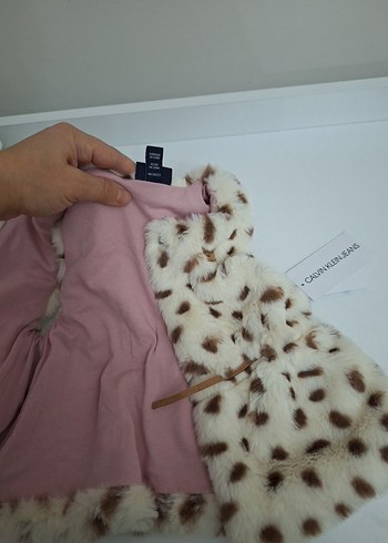 Calvin Klein Beyaz Uzun Kollu Kız Tişörtü - Görsel 7