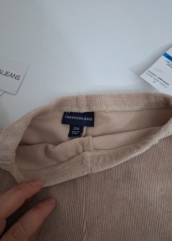 Calvin Klein Beyaz Uzun Kollu Kız Tişörtü - Görsel 5