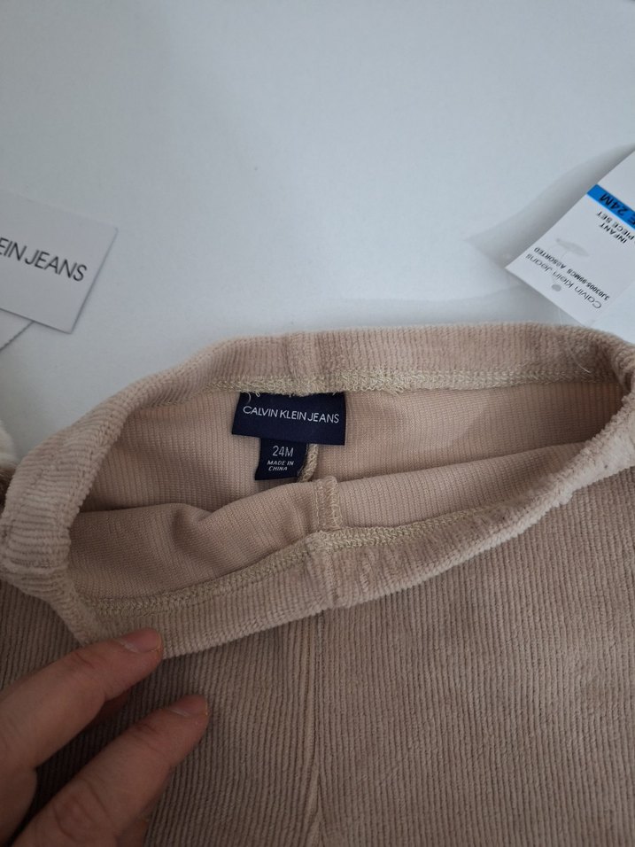 Calvin Klein Beyaz Uzun Kollu Kız Tişörtü - Görsel 5