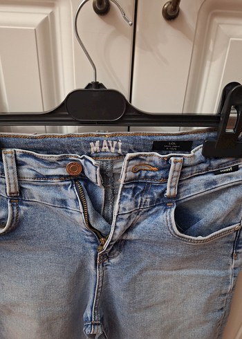 Gri Mavi Kadın Kot Pantolon - Görsel 2