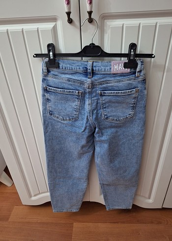 Gri Mavi Kadın Kot Pantolon - Görsel 3