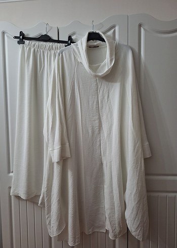 Beyaz Uzun Kollu Bohem Tunik - Görsel 2