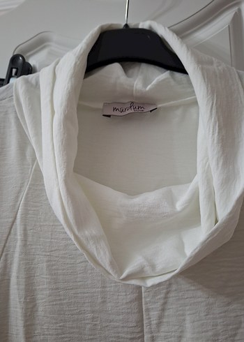 Beyaz Uzun Kollu Bohem Tunik - Görsel 3