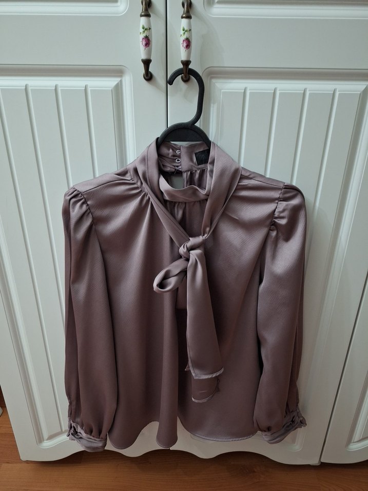 Bohem Mor Midi Kadın Gömlek - Görsel 4