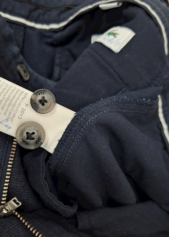 Erkek Lacivert Denim Kemerli Pantolon - Görsel 6