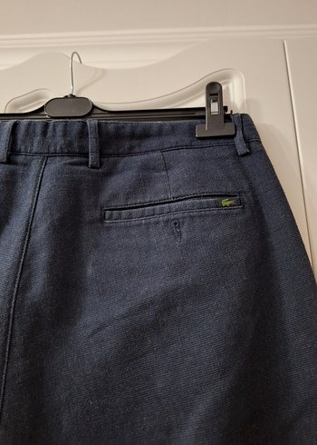 Erkek Lacivert Denim Kemerli Pantolon - Görsel 4