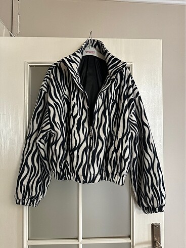 Zebra desen ceket