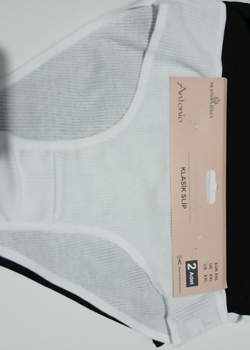 Kadın 2'li Klasik Slip Külot - Görsel 2