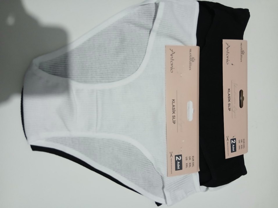 Kadın 2'li Klasik Slip Külot - Görsel 2