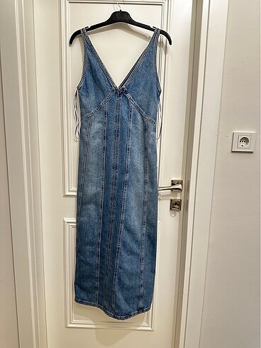 xs Beden Zara Denim Elbise